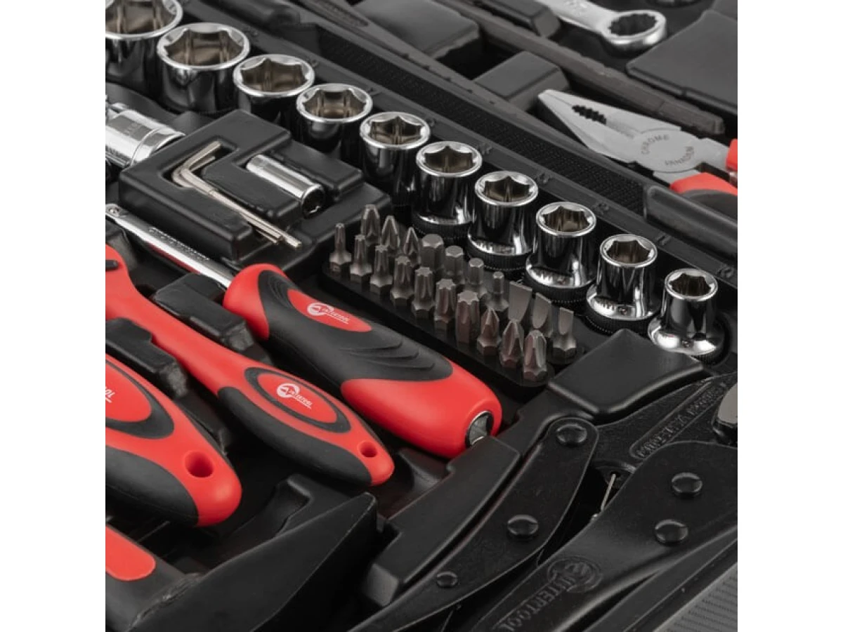 Набір інструментів професійний 1/2" & 1/4" 72 од. INTERTOOL ET-6073 