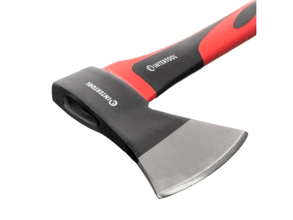 Сокира 600 г, ручка з фібергласу INTERTOOL HT-0261 