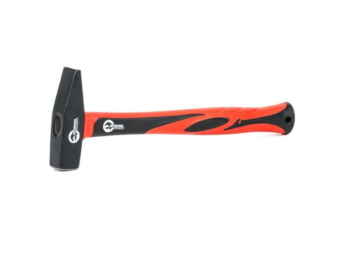 Молоток 500 г, ручка из фибергласса INTERTOOL HT-0205 