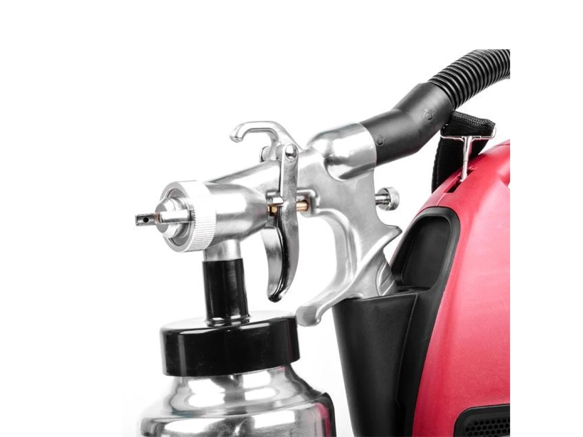 Фарбопульт електричний HVLP 600 Вт, форсунка 1.8 мм, бачок 1 л, 0.14-0.70 Бар, 450-550 мл/хв. INTERTOOL DT-5060 