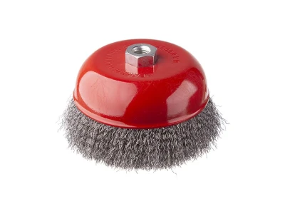 Щітка чашкова 150 мм, для КШМ, М14 (кручений дріт) INTERTOOL BT-1150