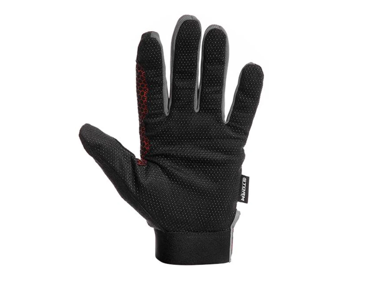 Рукавиці зі спандексу, дихаючий матеріал, антиковзаюче покриття долоні, посилення на великому і вказівному пальцях, 10" (XL) STORM INTERTOOL SP-0181 