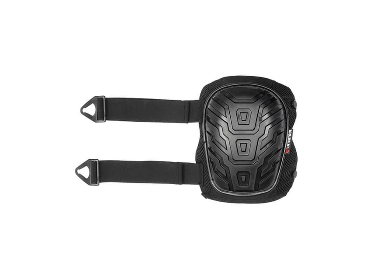 Наколенники защитные, противоскользящие накладки из ПВХ, ткань 600D, гелевые подушки, неопреновые ремни INTERTOOL SP-0053 