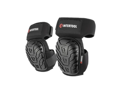 Наколенники защитные, противоскользящие накладки из ПВХ, ткань 600D, гелевые подушки, неопреновые ремни INTERTOOL SP-0054