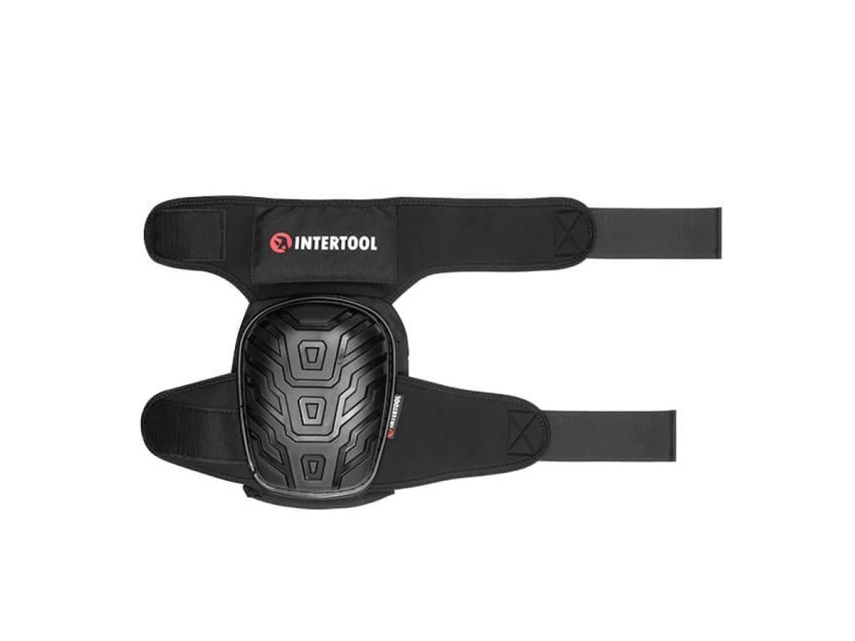 Наколенники защитные, противоскользящие накладки из ПВХ, ткань 600D, гелевые подушки, неопреновые ремни INTERTOOL SP-0054 