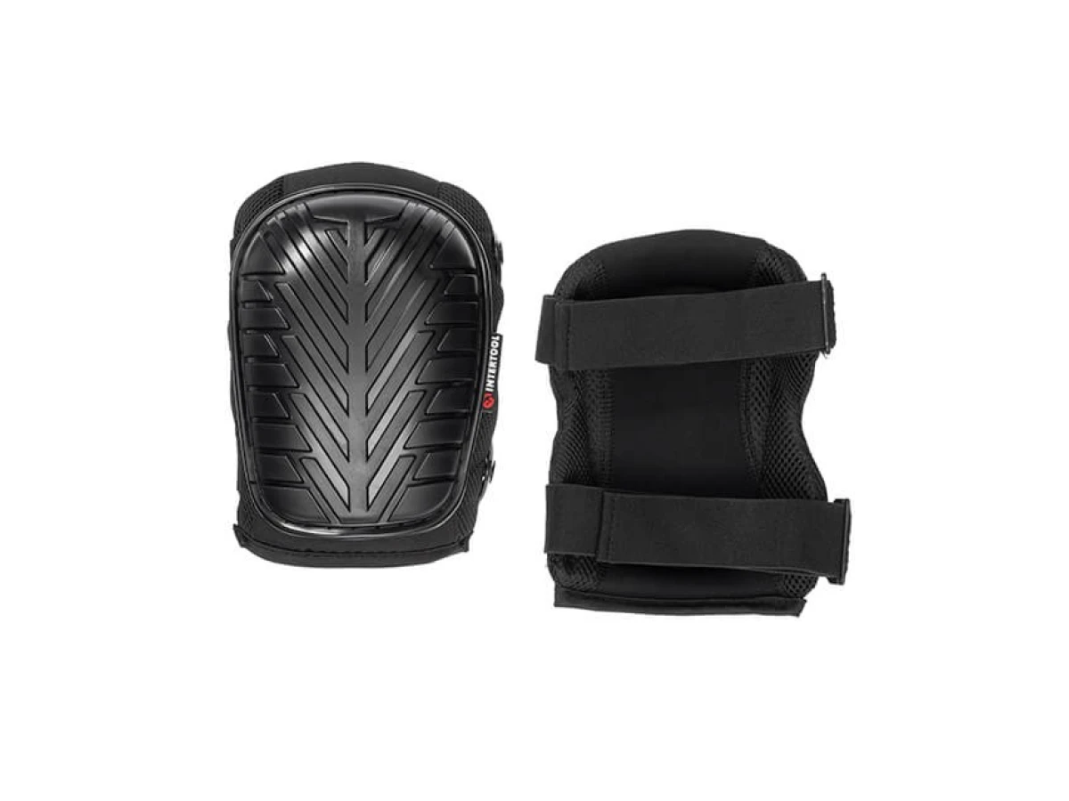 Наколенники защитные, противоскользящие накладки из ПВХ, ткань 600D, гелевые подушки, неопреновые ремни INTERTOOL SP-0055 