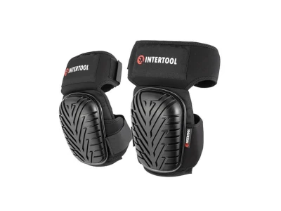 Наколенники защитные, противоскользящие накладки из ПВХ, ткань 600D, гелевые подушки, неопреновые ремни INTERTOOL SP-0056