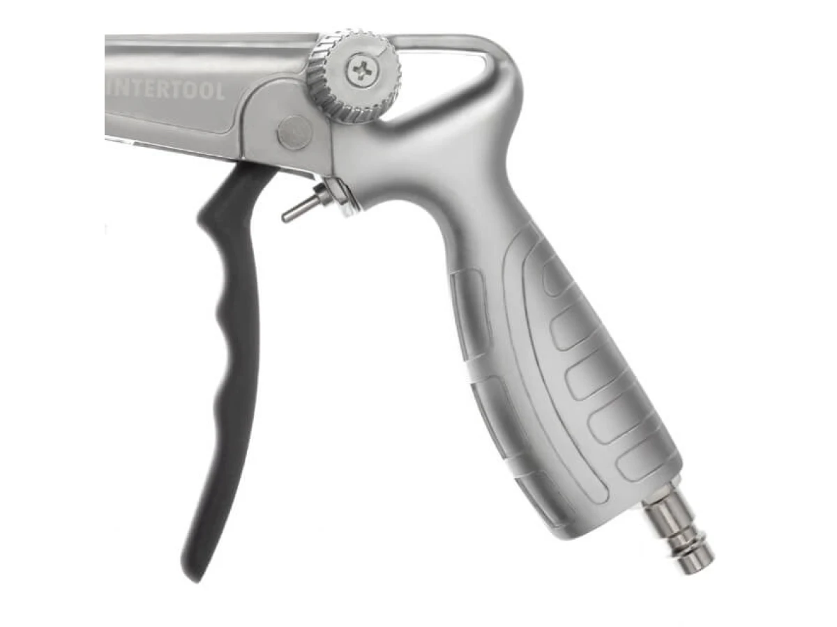 Пістолет для нанесення гравітексу пневматичний з гнучкою насадкою INTERTOOL PT-0703 