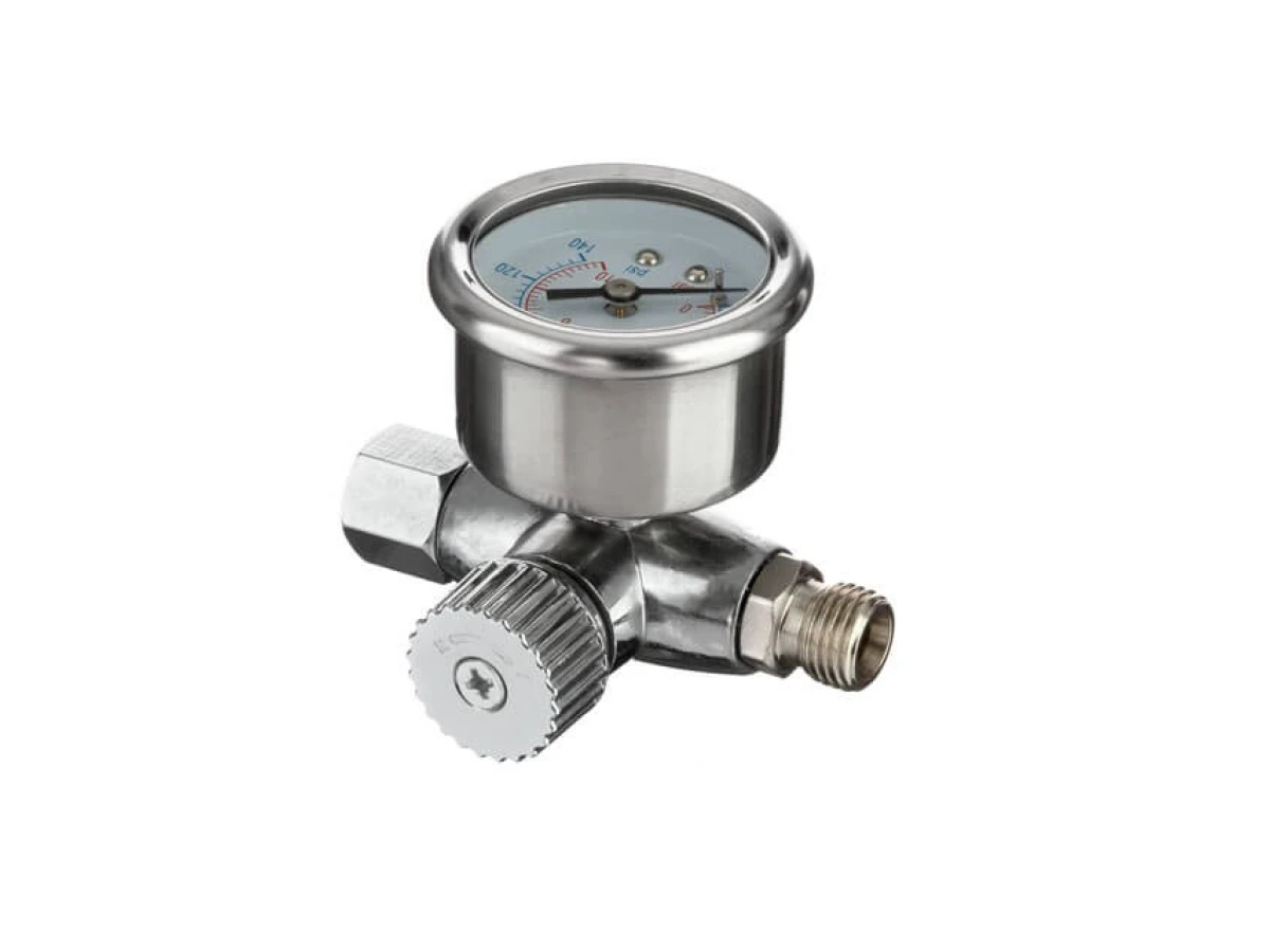 Регулятор тиску для пістолетів фарбувальних, професійний 1/4" INTERTOOL PT-1423 