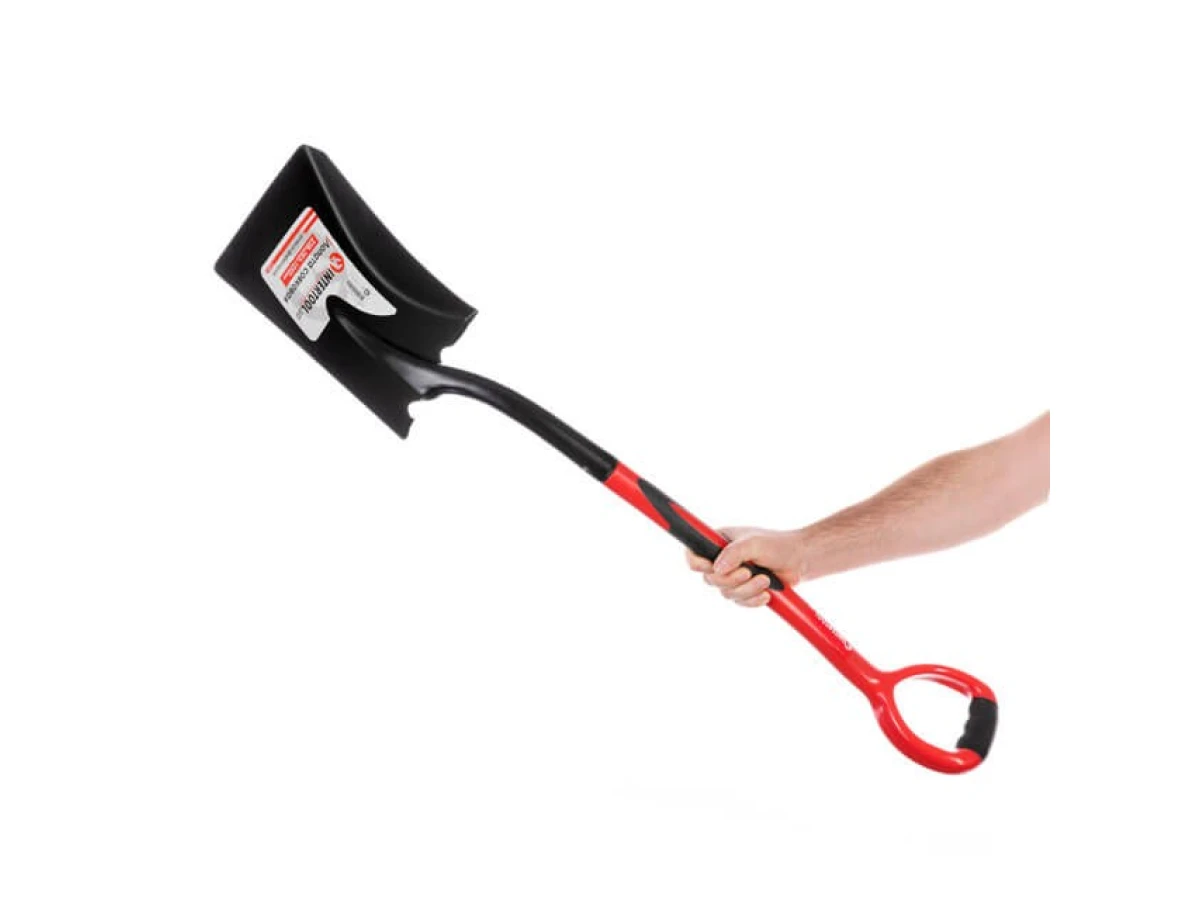 Лопата совкова, ручка з фібергласу, 238х282х1050 мм INTERTOOL FT-2014 