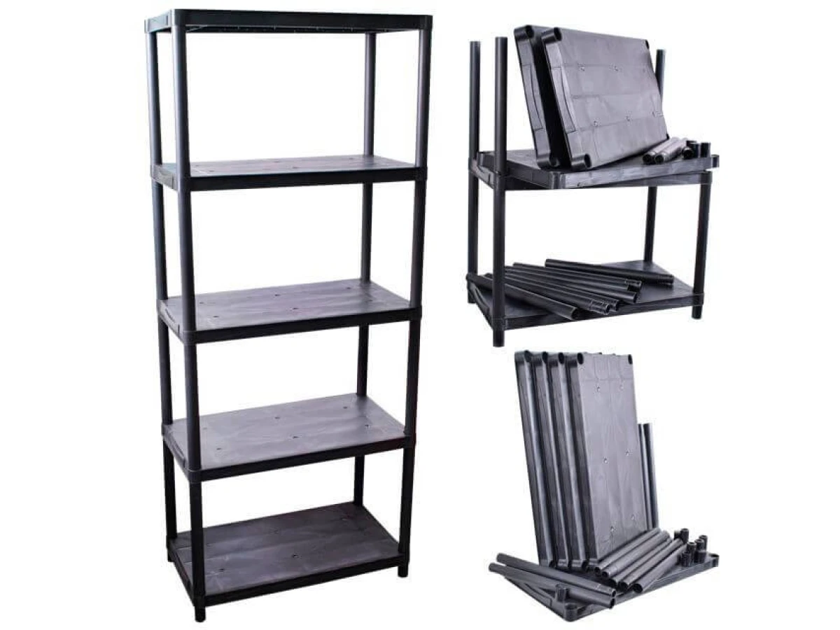 Стеллаж 28" 710*380*1713 мм, 5 полок INTERTOOL BX-7028 