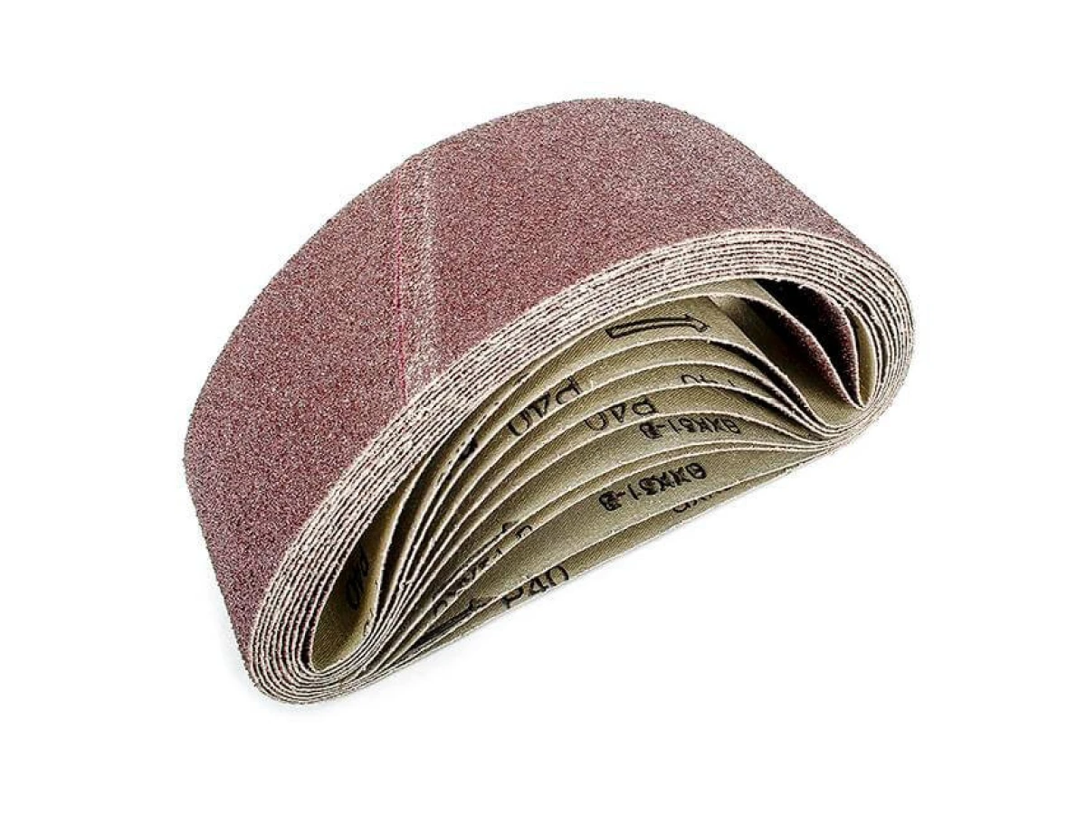 Стрічка шліфувальна 75 x 533мм, зерно 40 уп.10шт. INTERTOOL BT-0404 