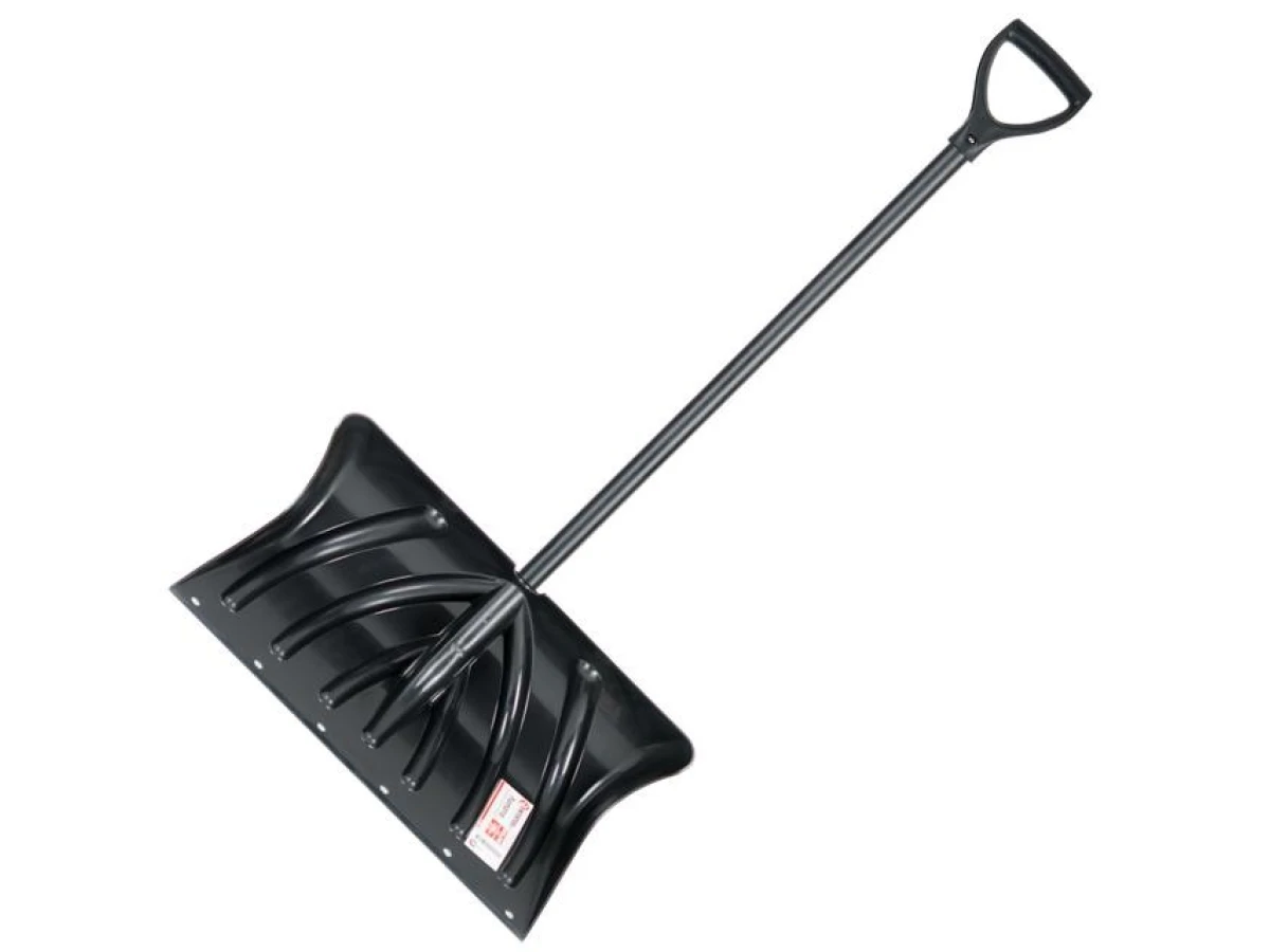Лопата для прибирання снігу 505*340 мм з ручкою 1300 мм INTERTOOL FT-2022 