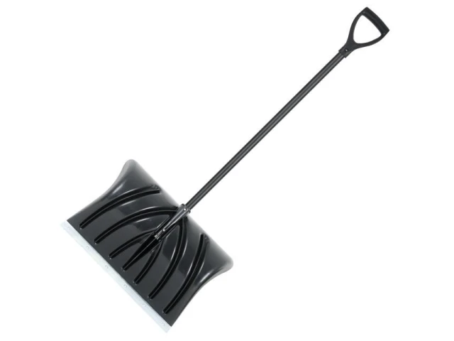 Лопата для прибирання снігу 505*340 мм з ручкою 1300 мм INTERTOOL FT-2022 