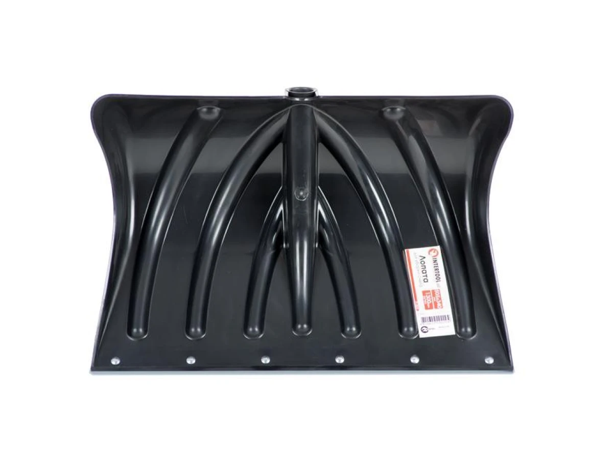 Лопата для прибирання снігу 505*340 мм з ручкою 1300 мм INTERTOOL FT-2022 