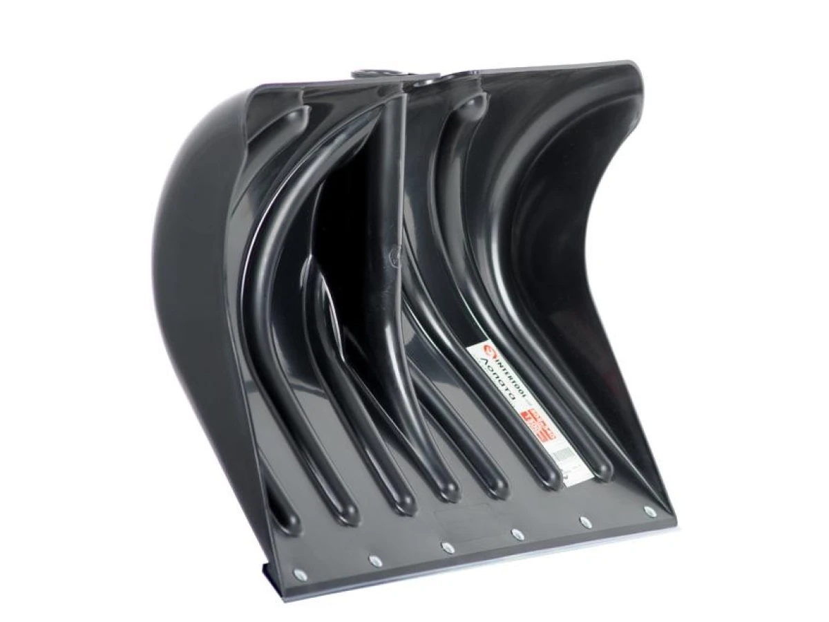 Лопата для прибирання снігу 505*340 мм з ручкою 1300 мм INTERTOOL FT-2022 