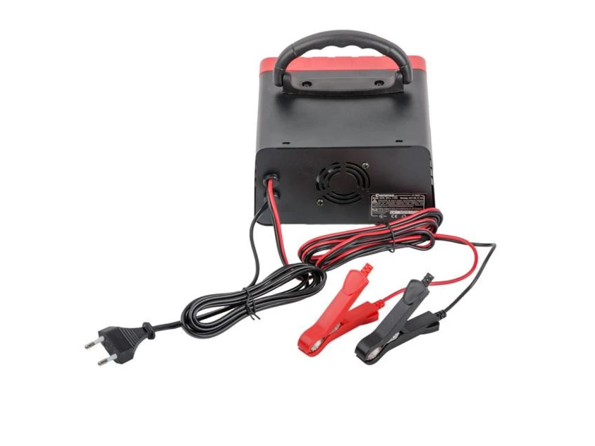 Устройство зарядное для аккумуляторов 6/12 В, 0-10 А, 6-120 Ач, с микропроцессором INTERTOOL AT-3020 