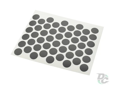 Заглушка самоклеющаяся на конфирмат антрацит 1616