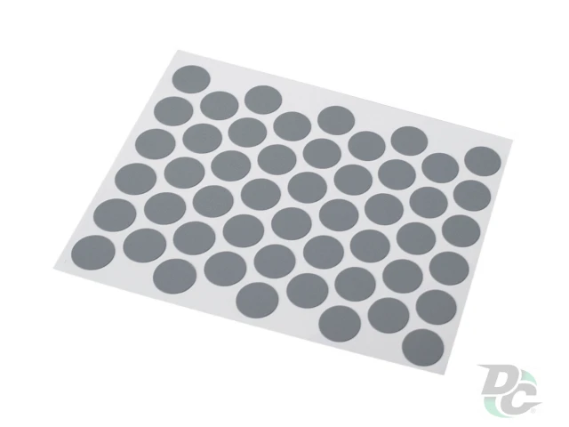 Заглушка самоклеющаяся на конфирмат арктика серый U788 