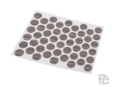 Заглушка самоклеющаяся на конфирмат баменда серо-бежевый H1115