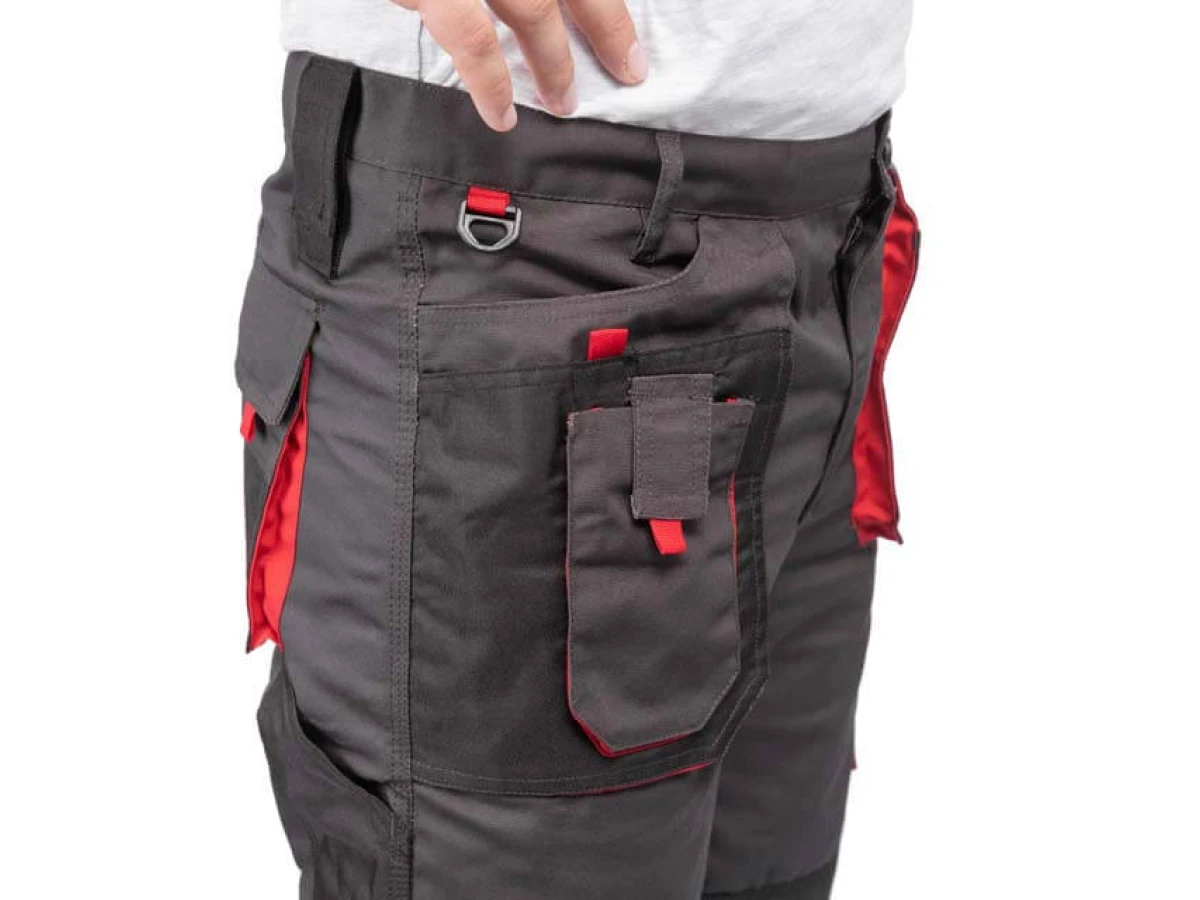 Брюки рабочие 80 % полиэстер, 20 % хлопок, плотность 260 г/м2, M INTERTOOL SP-3012 