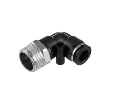 З'єднання цангове L-подібне для поліуретанових та ін. шлангів 10 мм, 1/2