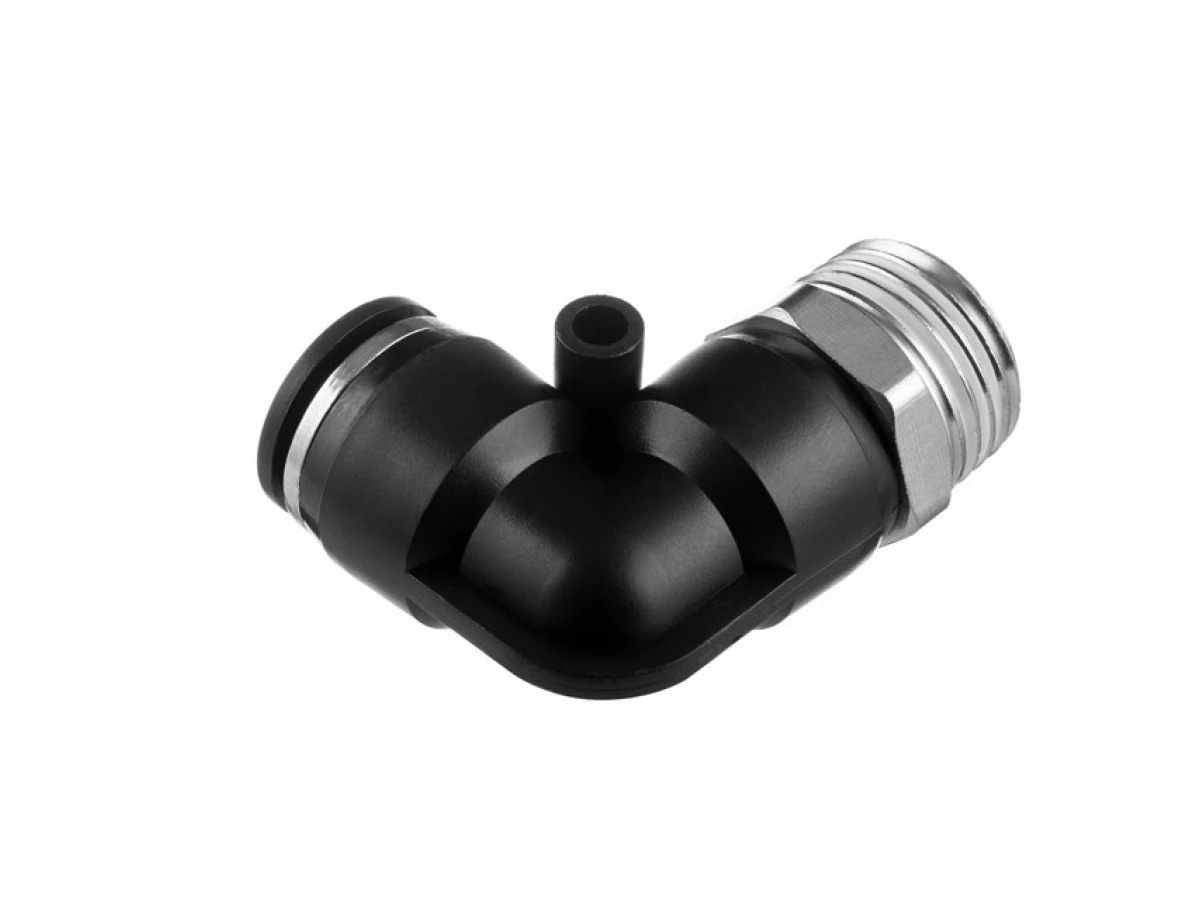 З'єднання цангове L-подібне для поліуретанових та ін. шлангів 12 мм, 1/2" зовн. різьба INTERTOOL PT-2344 