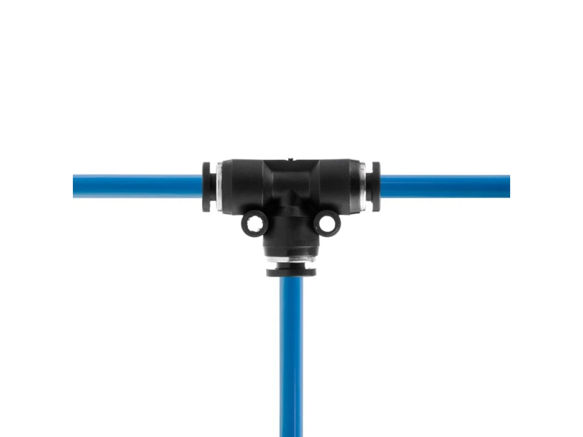 З'єднання цангове Т-подібне для поліуретанових та ін. шлангів 4 мм INTERTOOL PT-2345 