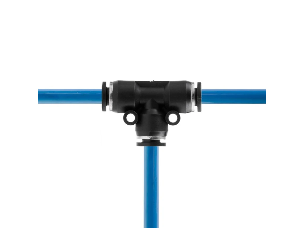 З'єднання цангове Т-подібне для поліуретанових та ін. шлангів 6 мм INTERTOOL PT-2346 