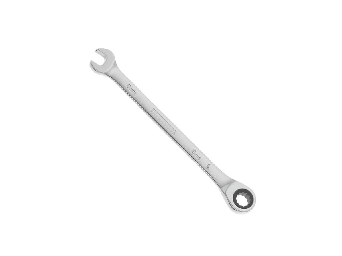 Ключ комбінований з тріскачкою 8 мм Cr-V; PROF DIN3113 INTERTOOL XT-1348 