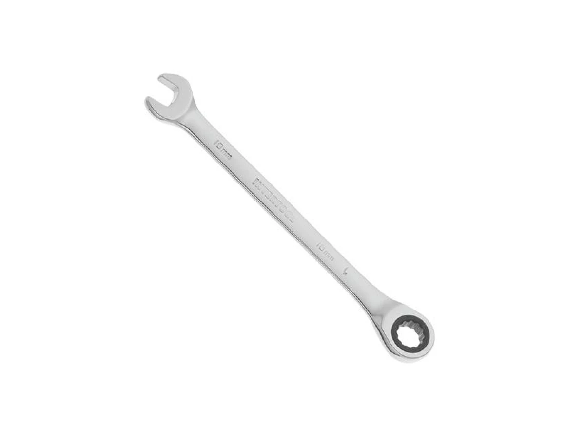 Ключ комбінований з тріскачкою 10 мм Cr-V; PROF DIN3113 INTERTOOL XT-1350 