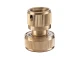 Коннектор латунный с аквастопом 1/2" на шланг 3/4" STORM INTERTOOL GE-1217 