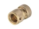 Коннектор латунный с аквастопом 1/2" на шланг 1/2" STORM INTERTOOL GE-1219 