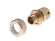 Коннектор латунный 1/2" на шланг 3/4" STORM INTERTOOL GE-1220 