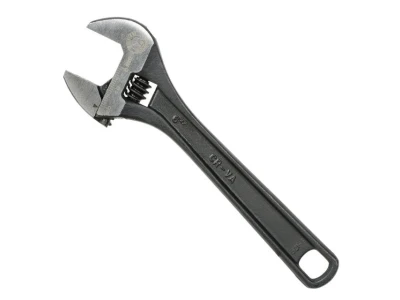 Ключ разводной 150 мм, Cr-V, черный, фосфатированный, INTERTOOL XT-0056