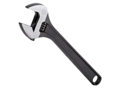 Ключ разводной 380 мм, Cr-V, черный, фосфатированный INTERTOOL XT-0065