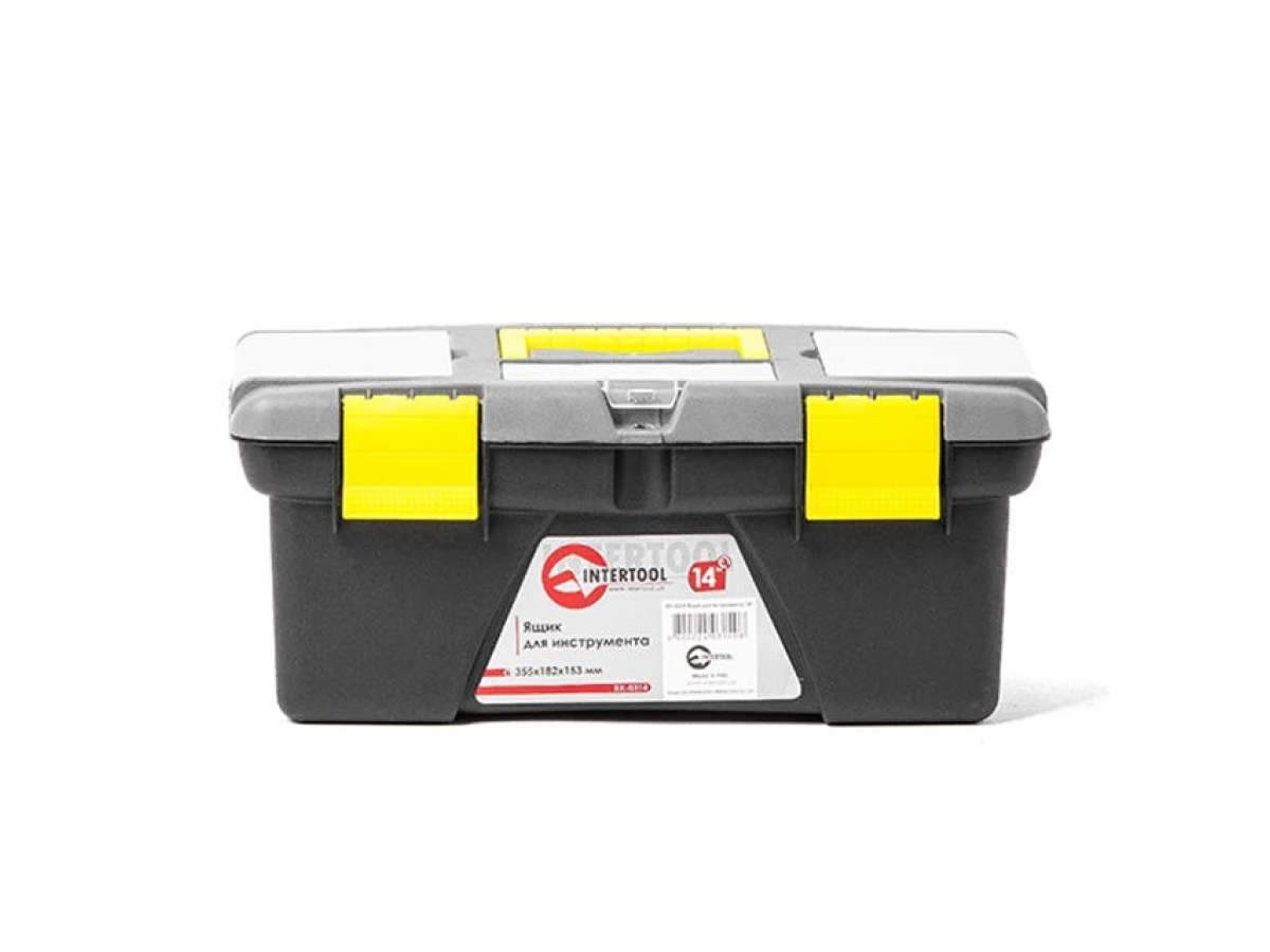 Ящик для інструменту 14" 355*182*153 мм INTERTOOL BX-0314 