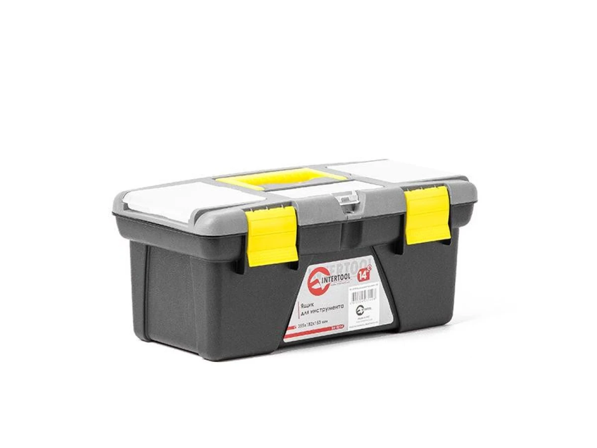 Ящик для інструменту 14" 355*182*153 мм INTERTOOL BX-0314 
