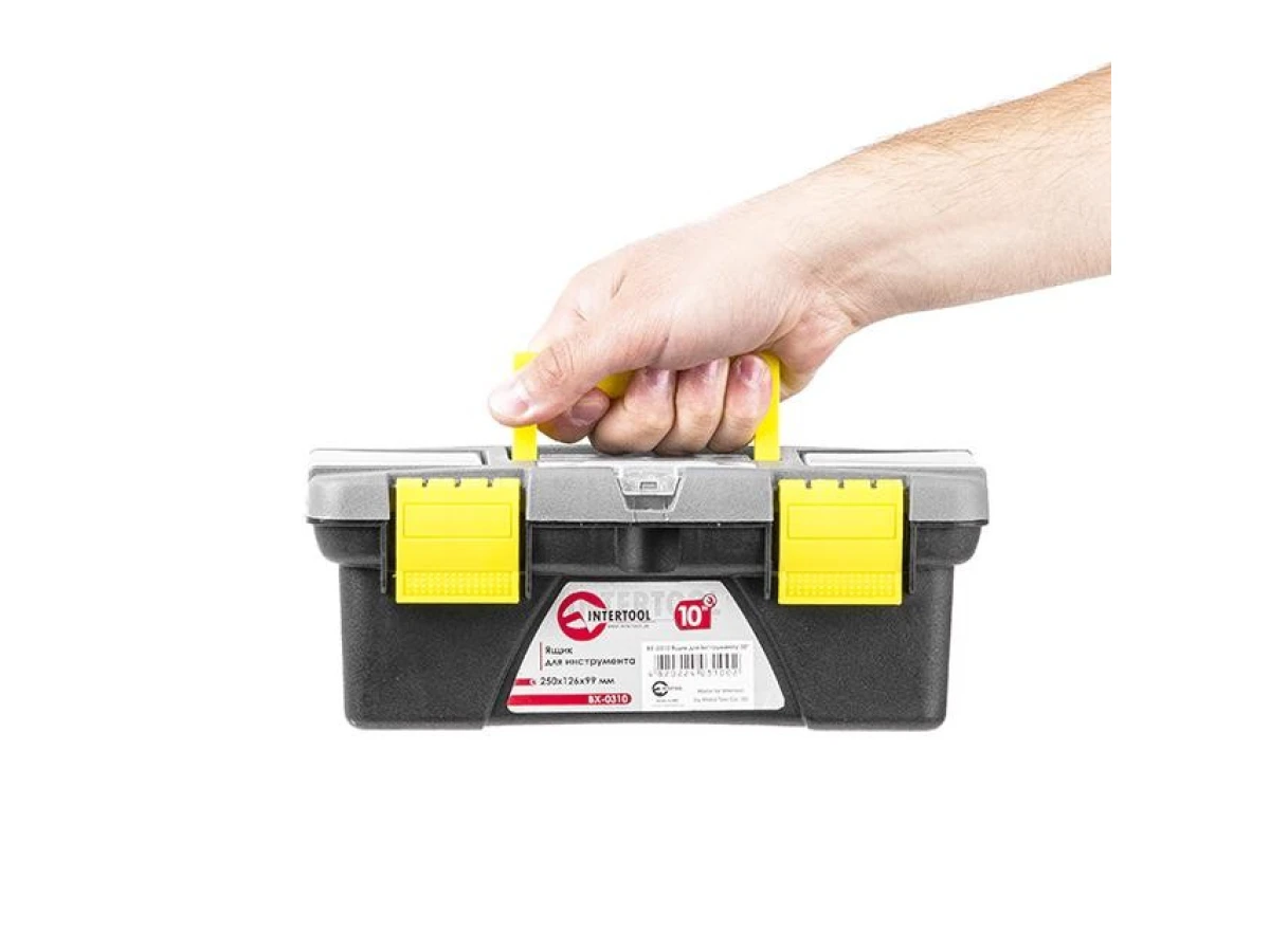 Ящик для інструменту 10" 250*126*99 мм INTERTOOL BX-0310 