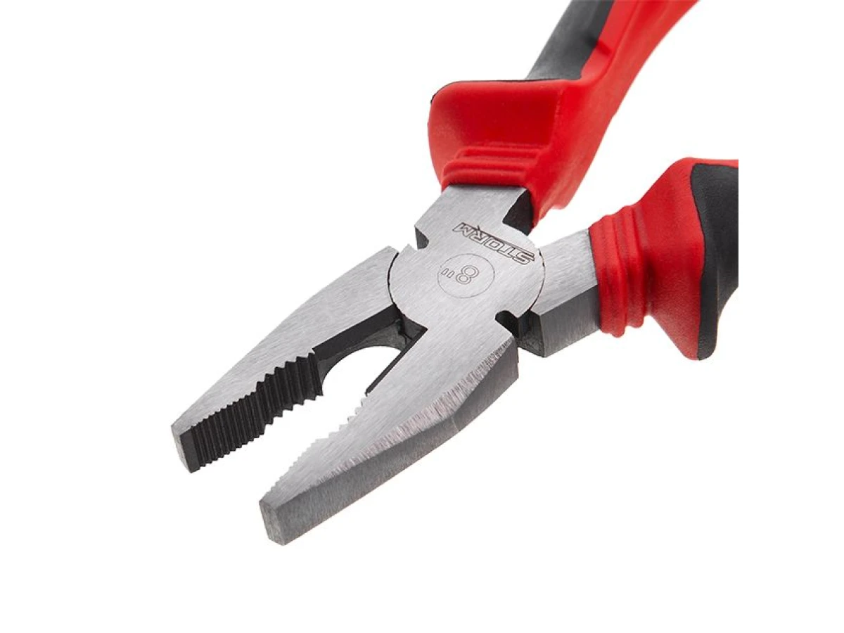 Плоскогубці 200 мм, 40CrV, фосфатовані, поліровані. INTERTOOL NT-0120 