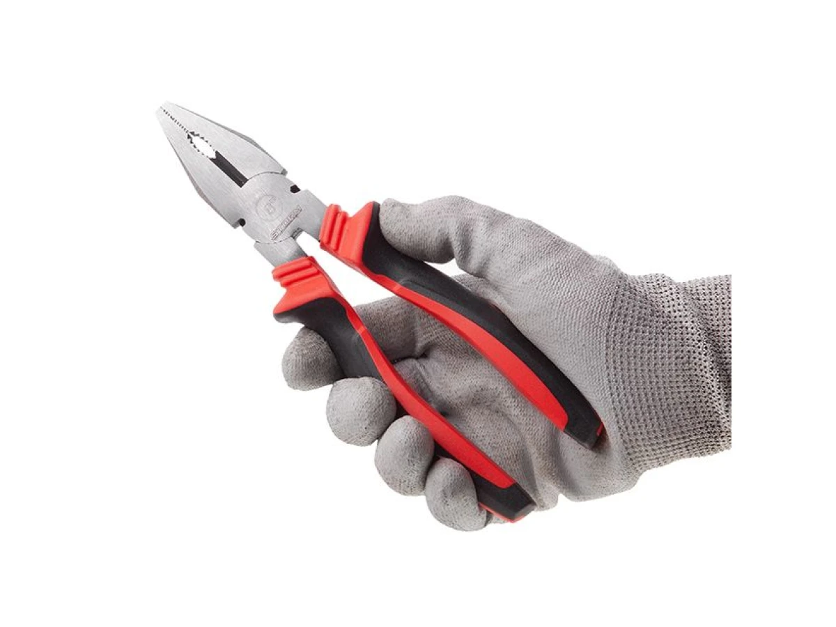 Плоскогубці 200 мм, 40CrV, фосфатовані, поліровані. INTERTOOL NT-0120 