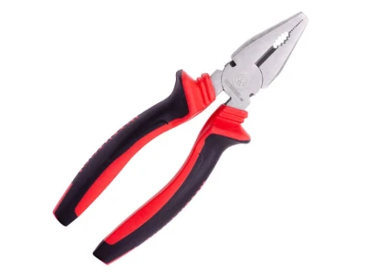 Плоскогубці 180 мм, 40CrV, фосфатовані, поліровані. INTERTOOL NT-0118