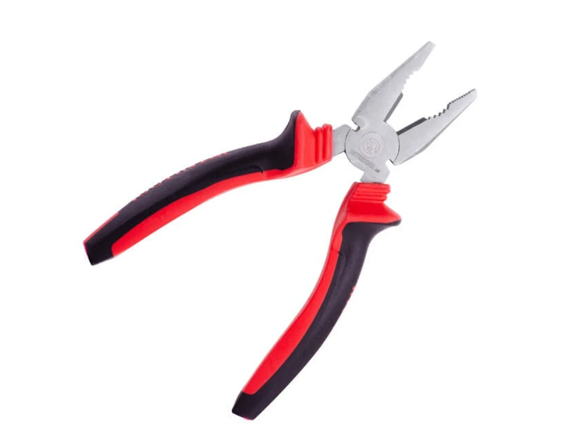 Плоскогубці 180 мм, 40CrV, фосфатовані, поліровані. INTERTOOL NT-0118 