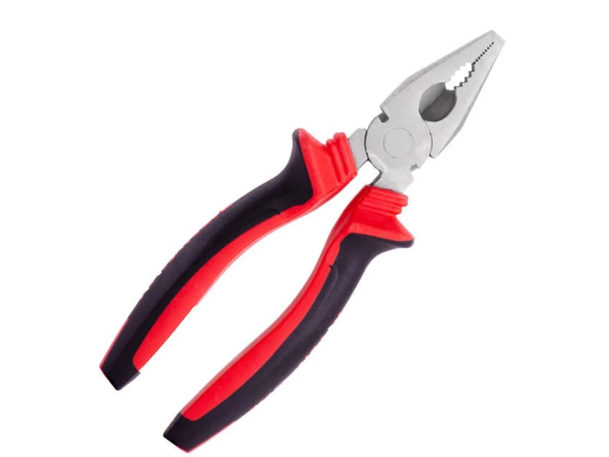 Плоскогубці 180 мм, 40CrV, фосфатовані, поліровані. INTERTOOL NT-0118 