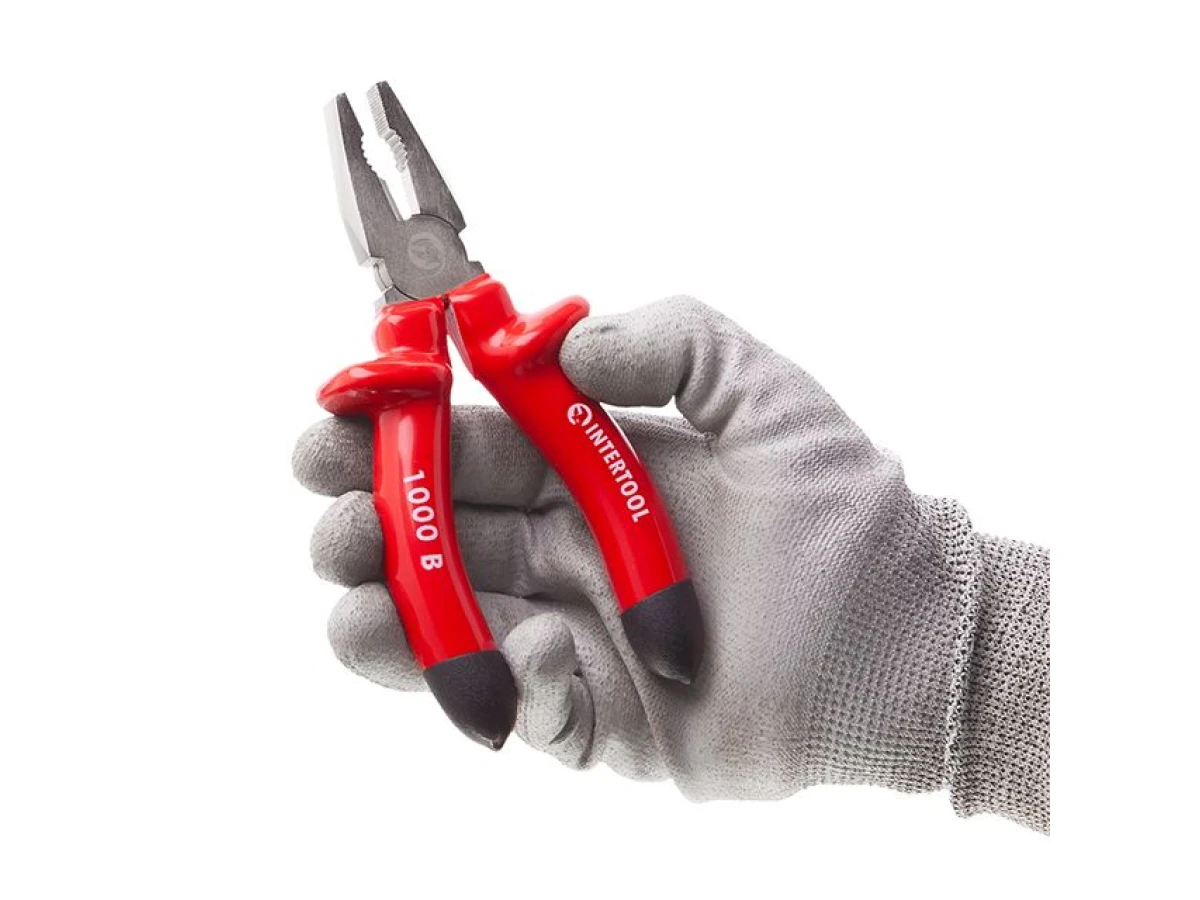 Плоскогубці 160 мм, 1000 В INTERTOOL NT-0312 