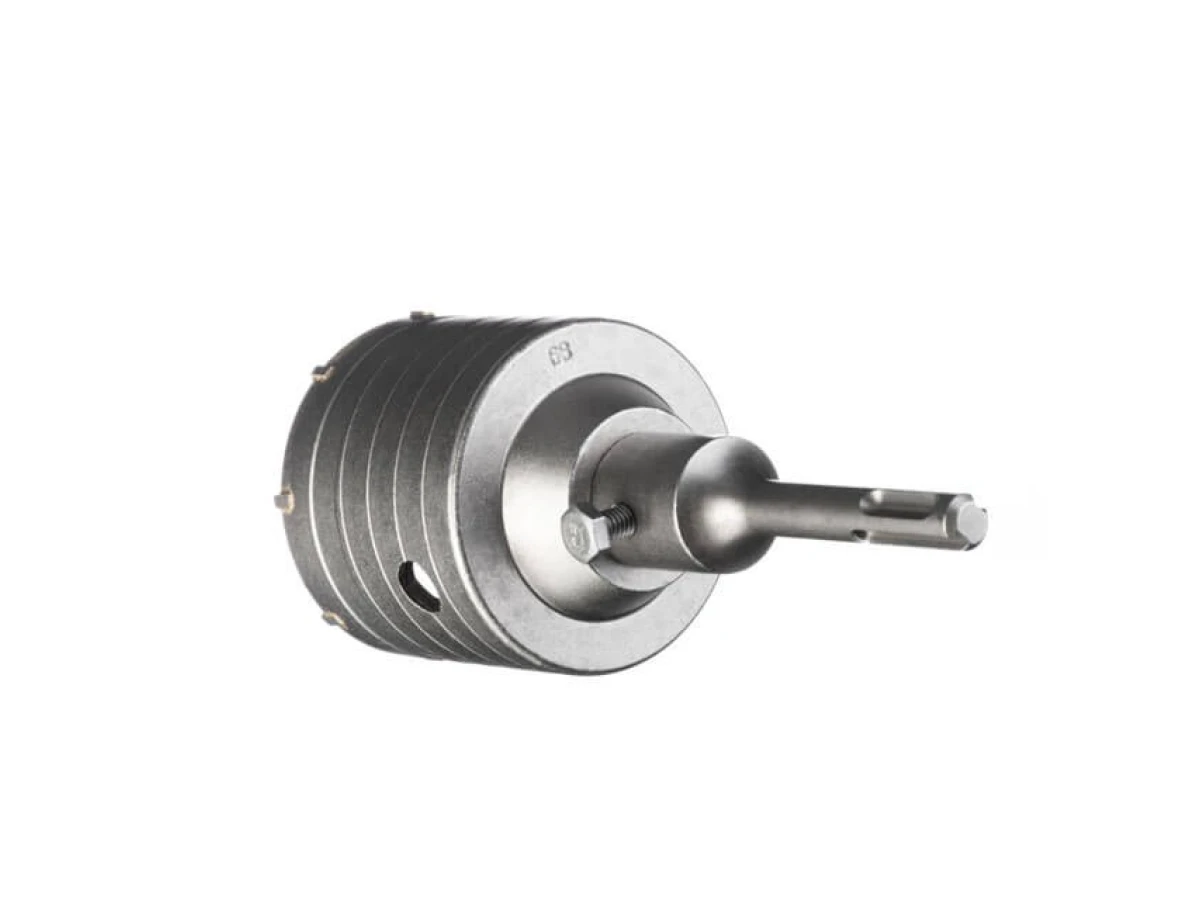 Комплект: свердел корончатий по бетону 68мм + Перехідник SDS Plus 100мм INTERTOOL SD-7068 