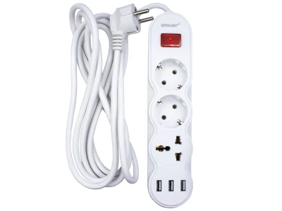 Подовжувач RF-3 (3 м, 2 гнізда)