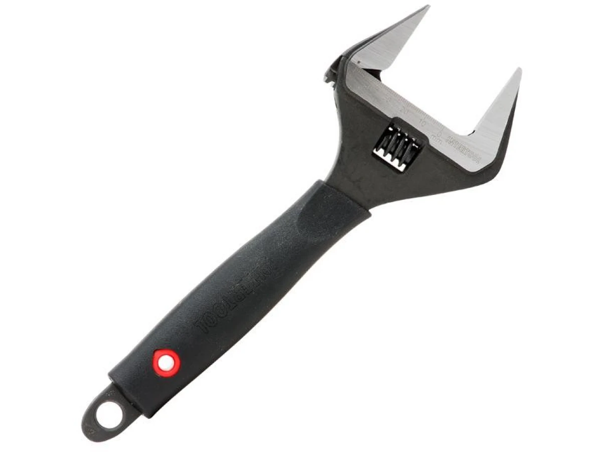 Ключ разводной 250 мм, обрезиненная рукоятка, развод губок 50 мм, CrV INTERTOOL XT-0050 