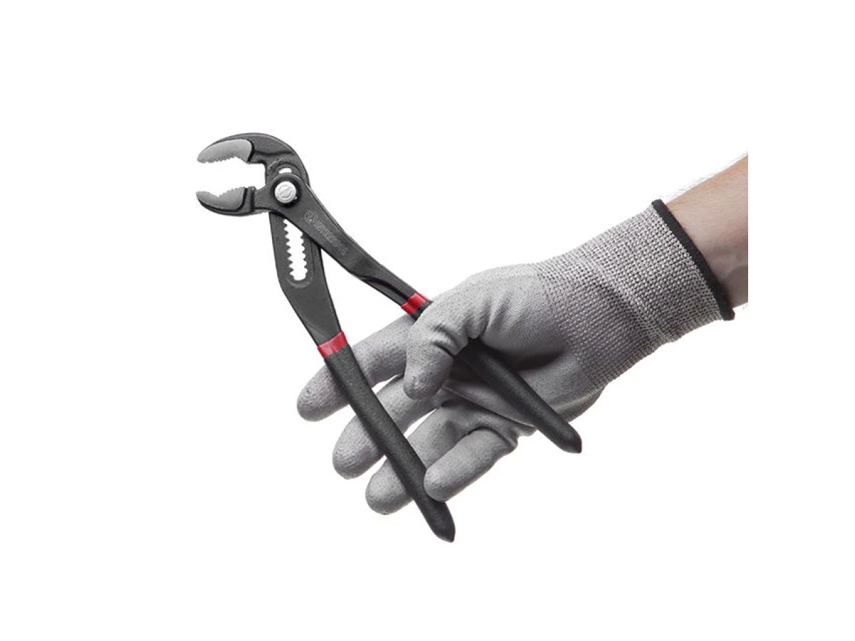 Кліщі сантехнічні 250 мм, коване залізо 40CrV, двокомпонентнi рукоятки, STORM INTERTOOL NT-0166 