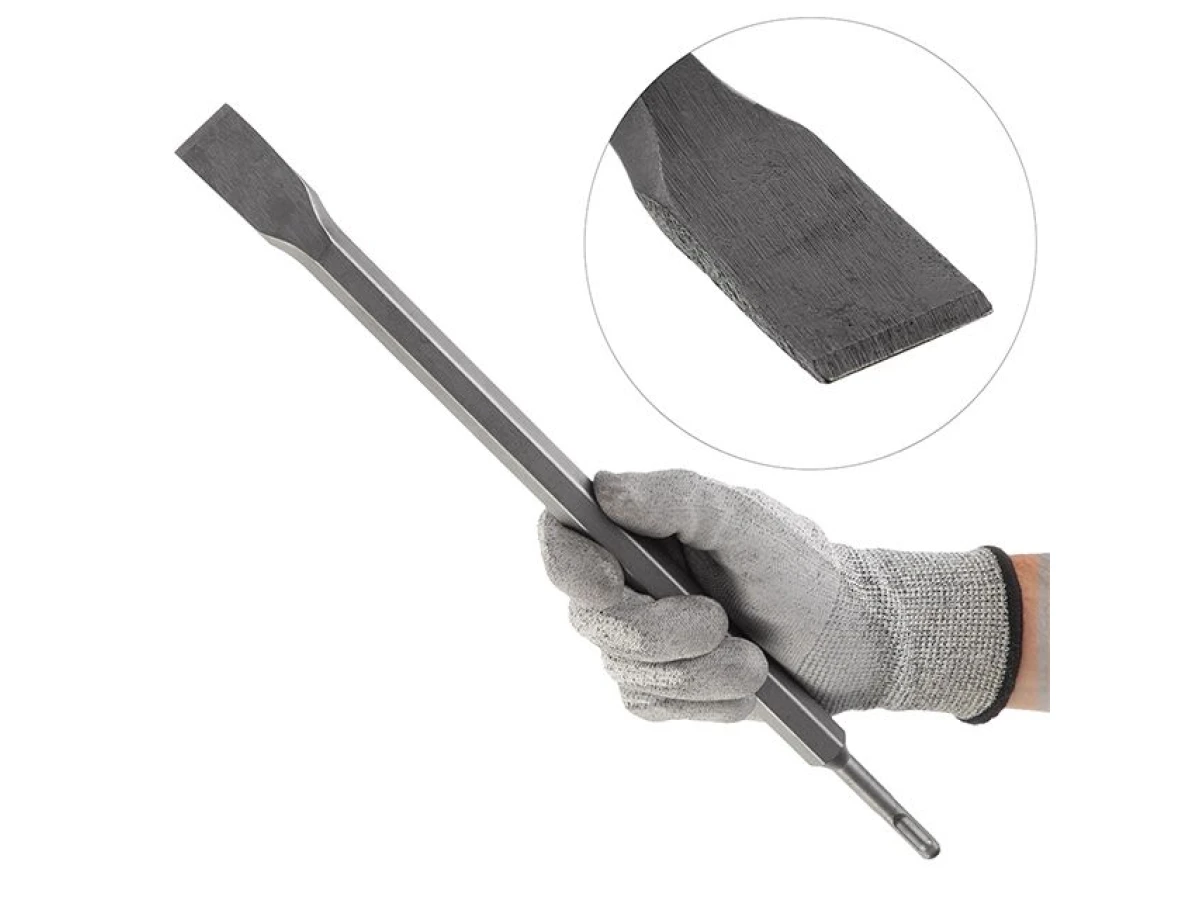 Зубило по каменю SDS PLUS 25мм 400 x 17мм INTERTOOL SD-0441 